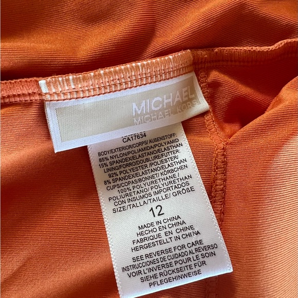 MICHAEL Michael Kors Lace Up One Piece Swimsuit For Beach Vacation Cruise - Picture 5 of 9